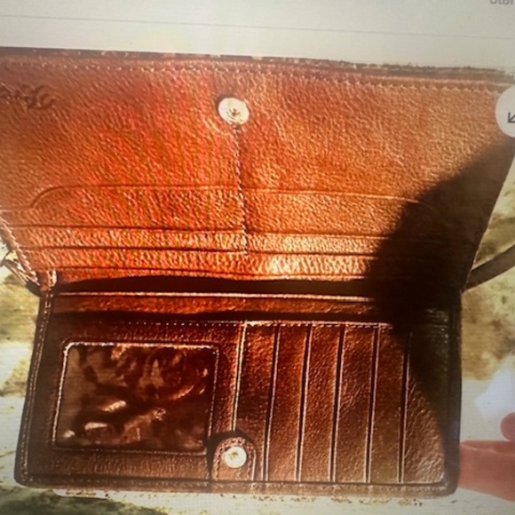 Brighton NEW Snake Print Leather Wallet with Strap - COMES WITH DUSTBAG!! - Picture 4 of 15